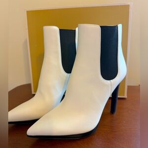 MICHAEL KORS BRIELLE BOOTIE in White